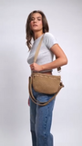 Ethereal Woven Sustainable Crossbody Tan