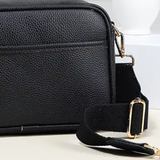 Rectangle Tassel Crossbody Sling Bag Black