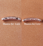 Thai Buddhist Temple Mantra Bangle – Rose Gold | Medium