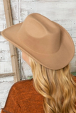 Cowboy Cowgirl Western Hat Felted Brown
