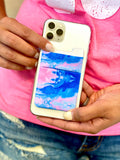 Tie Dye Cell Phone Credit Card Holder