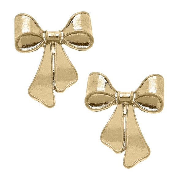Camille Bow Stud Earrings