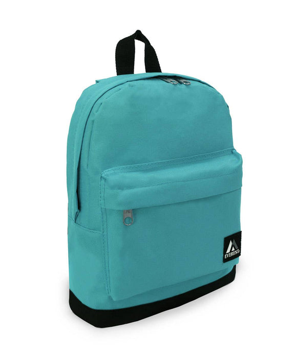 Backpack Bag Turquoise with Black Accents