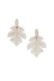 Lacey Leaf Earring Silver