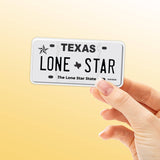 Texas License Plate Sticker