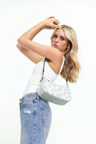 Asia Floral Shoulder Bag Taupe