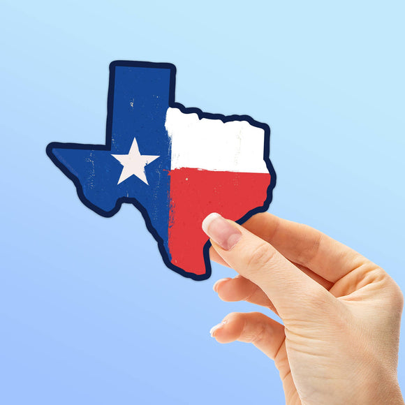 Texas Flag Texas TX State Vinyl Sticker