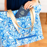 Lookin Pine Pineapple Printed Travel Tote Bag Purse