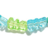 Candy Bear Tassel Bangle Keyring Keychain Bag Charm Blue Green