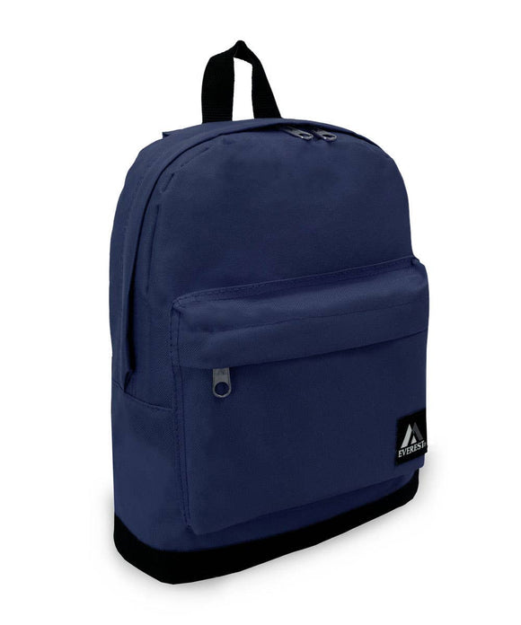Backpack Bag Navy Blue with Black Accents