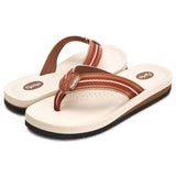 Women's Zoey Brown Thong Cushioned Flip Flop