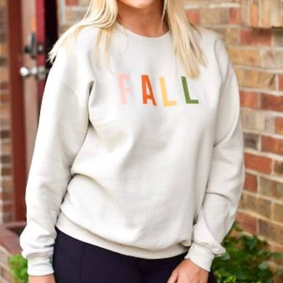 FALL Sweatshirt - Sand/Cream