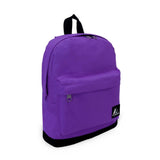 Backpack Bag Purple with Black Accents