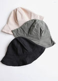 Black Cotton Urban Bucket Hat