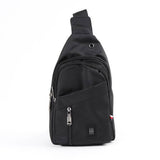 Crossbody Travel Sling Bag – Adjustable Strap, Multi-Pocket | Black