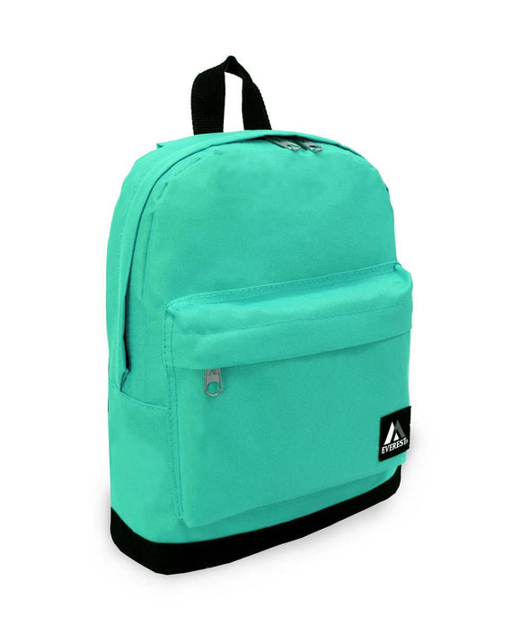 Backpack Bag Aqua with Black Accents