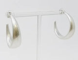 So Perfect Daily Hoop Earrings Worn Silver