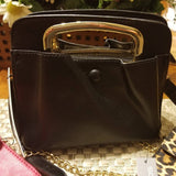 Small Black Cut Out Purse