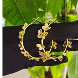 Dancing Butterflies Hoop Earrings