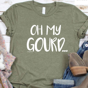 Fall Graphic T-Shirt - "Oh My Gourd...." - Small