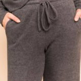 Cropped Knit Sweater Lounge Pants