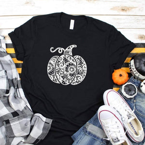 Lace Pumpkin Graphic T-shirt