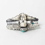 Turquoise Encrusted Finger Cuff