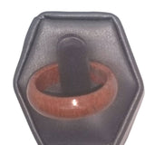 Red Jasper Stone Band Ring - size 7.75
