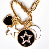 Black Stargazing Charm Necklace
