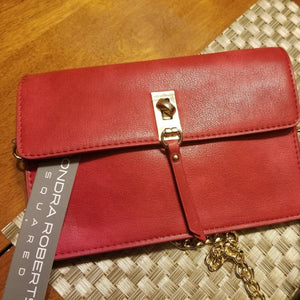 Red Gold Clasp Crossbody