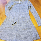Versatile Cute Grey Knit Dress - M