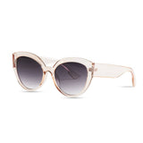 Rose Pink Smoky Gradient Cat Eye Sunglasses