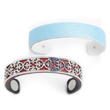 Elodie Interchangeable Cuff Bracelet - Floral Slim