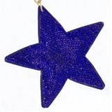 Blue Star Crystal Keychain Keyring Bag Charm