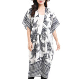 Black & White Monochromatic Kimono