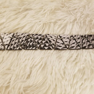 Black and White Abstract Bracelet
