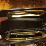 Small Black Cut Out Purse