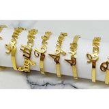 Scorpio Zodiac Scripted Stacking Layering Ring