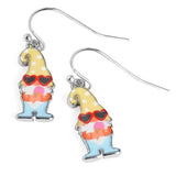 Ice Cream Gnome Dangle Earrings