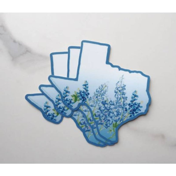 Bluebonnet Texas State Sticker