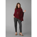 Fig Lightweight Soft Knit Ponchos Shawl Wrap Scarf - Wear Multiple Ways