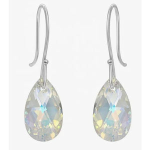 Crystal Aurora Borealis Briolette Drop Earrings